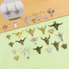 Venta caliente transfronteriza de Amazon aleación DIY accesorios para joyería hueco cabeza de vaca accesorios de cuchillo de luna curvo colgante para collar colgante