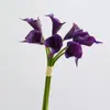 Flor artificial Lirio de Cala tacto Arum decoración de sala de estar mesa flores falsas suministro transfronterizo pegamento suave ramo al por mayor