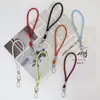 Huayang Estilo Casal Versátil Cor Contrastante Material PU Cordão para Celular Transversal Anti-Perda Pingente Criativo Moda Simples Pingente