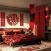 Paquete de Decoración de Boda con Símbolos de Matrimonio Feliz, Decoración de Pared de Cabecera de Dormitorio para Novia y Novio, Juego Completo de Suministros de Boda