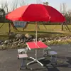 Conjunto de Guarda-Sol de Mesa com Publicidade para Proteção Solar Promoção de Pátio Combinação Portátil de Viagem Dobrável Camping Siaman