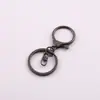 Cadena de Cuatro Secciones Dragón Redondo Transfronterizo con Hebilla de Figura de Ocho Anillo Plano Juego de Tres Piezas Llavero Muñeco de Juguete DIY Accesorio de Hebilla para Colgar