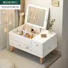 Penteadeira moderna e simples para bay window integrada ao quarto 2022 nova minimalista pequeno apartamento rede penteadeira mesa
