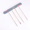 Aguja para acné, aguja para clip celular, juego de 4 agujas para granos, aguja larga, no. Clip para 5 celdas