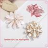 Acessórios de cabelo florais roupas grampo de cabelo material de joalheria DIY noiva segurando flor estilo antigo leque redondo grampo Hanfu acessórios de liga