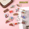 Broche del Día Nacional, accesorios festivos, broche de acrílico de dibujos animados lindos, insignia, charm para mochila, regalo pequeño