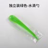 Cucharas de Plástico Desechables para Yogur Frito, Cucharas para Helado Empaquetadas Individualmente, Cucharas Curvas Gruesas de Colores Forma de Gota de Agua 20cm