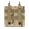 Bolsa Táctica Multifuncional para Entusiastas Militares, Riñonera Molle, Porta Cargador Doble para Exteriores, Porta Cargador Doble Cs