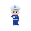 Atacado de fábrica decoração de bolo de aniversário cartão plug-in policial feminina polícia carro de polícia time de futebol baseball menino