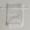 Bolsa de Organza Personalizada Estilo Nuevo con Fondo Ancho Bolsa de Gasa de Alta Densidad Empaque para Regalo Bolsa de Malla Calidad de Exportación Logo Personalizado