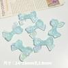 Mabei Jelly Color Bow DIY Corrente de Telefone Móvel Artesanal Contas Soltas Straight Hole Bow Tie Girly Bonito Pulseira Colar