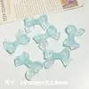 Mapei Jelly Colorido Laço DIY Corrente para Celular Artesanal Contas Soltas Furo Reto Gravata Borboleta Menina Pulseira Fofa Colar
