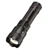 Linterna con zoom retráctil multifuncional para exteriores luz LED fuerte portátil recargable trabajo toma larga resaltado linterna luz trasera