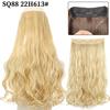 Fabricante de Cortina de Cabello para Peluca Venta al por Mayor Comercio Exterior Transfronterizo Ola Grande Fibra Química Hilo de Pesca Cortina de Cabello Rizado Extensión de Cabello Sin Costuras Pieza de Peluca