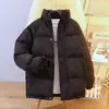Chaqueta acolchada de moda para pareja para hombre, otoño e invierno, cuello alto, abrigo de algodón de corte holgado de moda, chaqueta de pareja