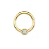 Precio de fábrica al por mayor caliente nuevo anillo de nariz de acero inoxidable explosiones de comercio electrónico joyería de perforación corporal pendientes de diamante anillo multiusos