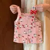 Mono Dopamina Súper Lindo para Niñas, Ajustable, Gato Kt, Conjunto de Mameluco Infantil, Chaleco de Encaje de Verano