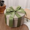 Caja de regalo redonda de franela Tiandi, caja de regalo de peluche, regalo de cumpleaños, boda, regalo de devolución