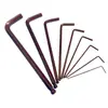 Llave de Cabeza Esférica de Aleación de Aluminio al por Mayor, Llave Hexagonal de Cabeza Esférica Extensible en forma de L de Bronce, Juego de Llaves Hexagonales, Llave de Acero Inoxidable