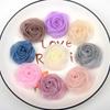 Estilo coreano organza capullo de rosa tridimensional DIY tocado hecho a mano flores de hilo brillante flores para zapatos corsage accesorios de ropa