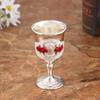 2024 Nueva Copa de Vino Micro Lujo Diseño Creativo Metal Europeo Copa para Hogar Juego de Vino Moda Retro Vaso para Beber