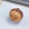 Sándalo Pensando Cosas Colgante Naranja Divertido Naranja Madera Sólida Hogar Escritorio Coche Literatura Juego Adornos Corazón Naranja