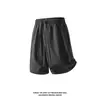 Pantalones de pierna curva estilo Maillard imitación lino para hombre, estilo perezoso, holgados, estilo ropa vieja, pantalones de pierna recta casuales, pantalones de pierna ancha con caída