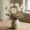Flores de Papel com Miolo de Centáurea 8cm Atacado, Flores Difusoras Perfumadas, Flores Secas para Decoração de Casa