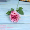 Venta al por mayor rosa de simulación transfronterizo Halloween Navidad boda decoración de boda arreglo floral ambientación de ventana flor artificial