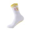 Calcetines Deportivos, Calcetines de Media Pantorrilla para Mujer, Calcetines Antideslizantes Profesionales para Yoga, Bordado Personalizado de Moda, Especial para Entrenamiento de Fitness Pilates