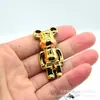 Urso violento de ABS cor de metal galvanizado patch de acrílico plano DIY capa de celular joias acessórios de vestuário atacado