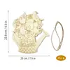 Amazon Halloween Natal Placa Decorativa de Madeira Pendurada TikTok Não Acabado diy Fatia de Madeira Xiyin Decoração de Porta Janela