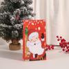 Bolsa de Armazenamento Estilo Natal Desenho Animado Bolsa de Papel Kraft Fofa Boneco de Neve Alce Festa de Fim de Ano Presente Sacola de Presente