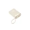 Batería externa compacta de carga súper rápida de 22.5W, gran capacidad de 20000mAh, portátil con doble cable incorporado