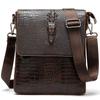MARRANT Europeu e Americano Mais Vendido Couro Bovino de Camada Superior Capa de Bolsa Retrô Bolsa de Ombro Padrão Crocodilo Couro Genuíno Bolsa Transversal Masculina