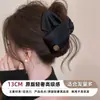 Presilha Triangular Preta para Mulheres, Estilo de Luxo, Novo Modelo 2026, Tamanho Grande, Adequada para Cabelos Grossos, Presilha para o Cabelo na Parte de Trás da Cabeça, Presilha Tubarão