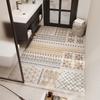 Alfombra de Baño de Diatomeas Absorbente Antideslizante Alfombra de Lavabo Tamaño Grande Alfombra de Pie Inodoro Tienda Completa Cortable Alfombra de Piso