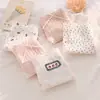 Braguitas de Lazo de Fresa Lindas para Mujer, Estampadas de Cintura Media para Niñas, Calzoncillos Japoneses de Estudiante, Cubridoras de Cadera, Delgadas y Transpirables