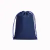 Bolsa de terciopelo con cordón personalizada, Bolsa pequeña de tela para joyería, Bolsa de almacenamiento negra, Bolsa de terciopelo con cordón personalizada