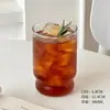 Estilo Ins de Aspecto Elevado Taza Creativa con Patrón de Martillo para Jugo, Cerveza, Té de Leche, Taza de Café Americano Helado, Taza de Vidrio Popular