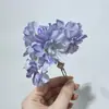 Grampo de Cabelo Flor Artificial Gradiente Sakura, Estilo Novo, Acessório de Cabelo Elegante e Atmosférico, Grampo Curto, Adequado para Combinar com Qipao