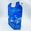 Saco de Água Rica em Hidrogênio Personalizado de Fábrica 2L5L Grande Capacidade Portátil ao Ar Livre Saco de Água Potável Estilo Camping Espessado para Chá Dobrável
