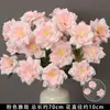 Flores Artificiais Coloridas Estilo Monet Flores Falsas Atacado Verde Roxo Arranjo de Casamento Cenário Decoração de Paisagismo