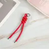 Moda Criativa Tendência Fivela Pendurada Nó Peruano Corda de Couro Tecelagem Acessórios Chaveiro de Carro Pingente de Bolsa de Boneca Atacado