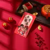 Sobres Rojos Esmerilados de Alta Gama con Impresión a Color Personalizada, Título de Aleación Centenaria, Sobres Rojos Estampados en Oro, Paquetes Rojos Universales al por Mayor