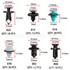 Kit de clips para coche con hebilla en caja transfronteriza de 299 piezas, remache de plástico para placa decorativa de puerta de parachoques, firmware de guardabarros delantero