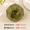 Suministro Directo de Fábrica de Dados Poliédricos de Piedra Verde Flor Natural Dungeons and Dragons Juego de Mesa Dados de Juego Dnd Set Z03