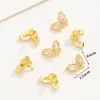 Pingente Banhado a Cobre Ouro Verdadeiro 18K com Agulha Olho de Carneiro Micro Diamante Zircônio Pérola Pulseira Colar DIY Pingente de Pérola Pingente de Joia