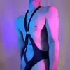 Lencería Sexy para Hombre Lubai: Body Uniforme Transparente sin Desvestir con Cuello Halter, Estilo Abstinencia, Espalda Descubierta y Hueco