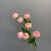 Bola de Flores Artificiais Exquisite de 7 Cabeças Transfronteiriça para Casamento ao Ar Livre, Arranjo de Flores, Parede de Flores de Fundo, Decoração de Boas-Vindas, Flores Artificiais